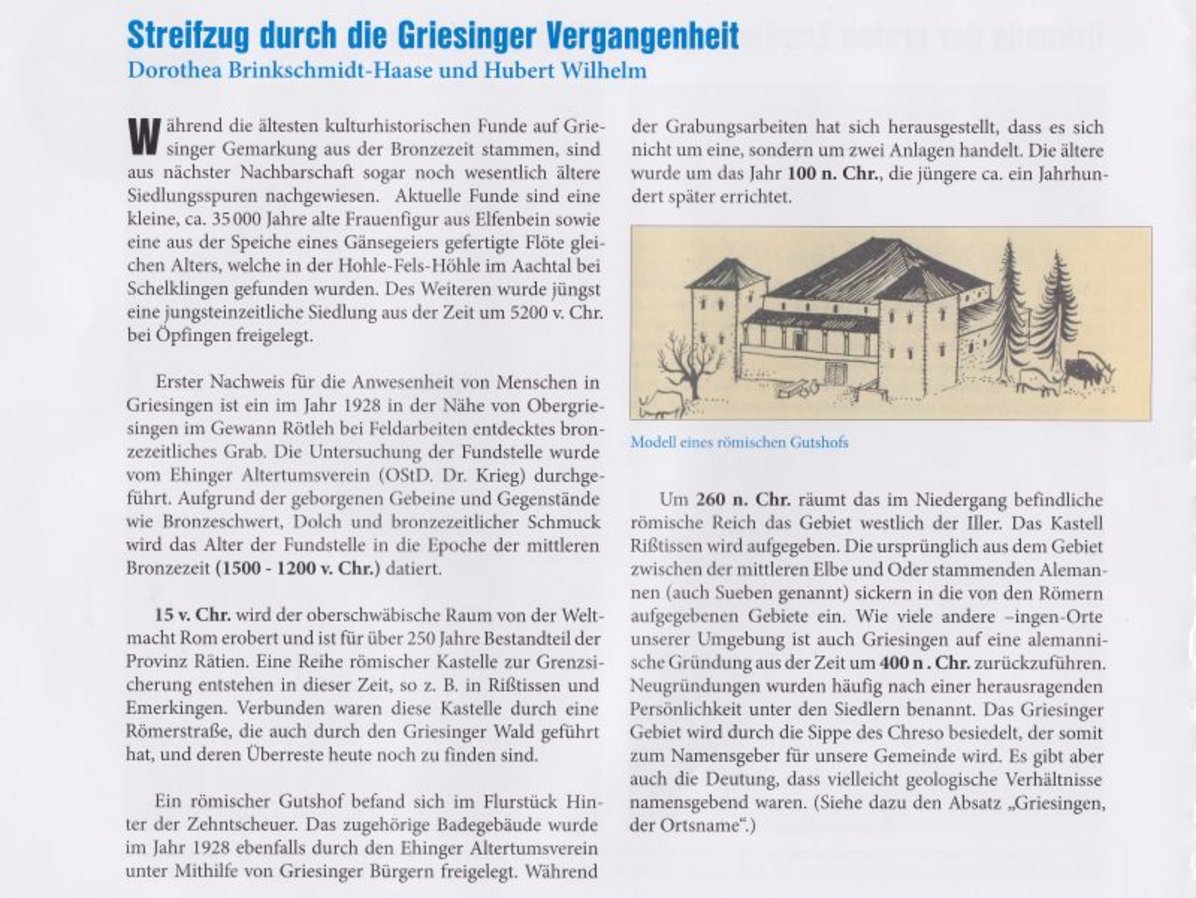 Gemeindebuch Seite aus dem Gemeindebuch